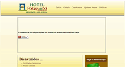 Desktop Screenshot of hotelportalesdelsol.com